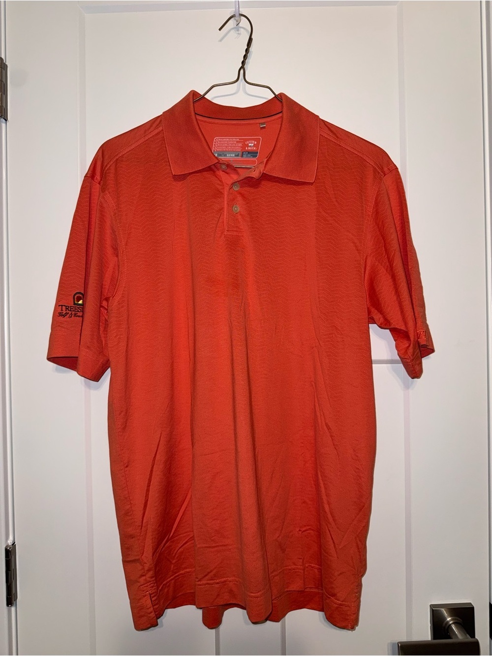 Cutter & Buck Men's Bright Orange Performance Polo